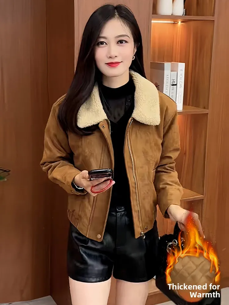 Koreaanse Sle gewatteerde ort jas dames winter warm lang Sve Fce gevoerd katoen Jaet woon-werkverkeer peer aped