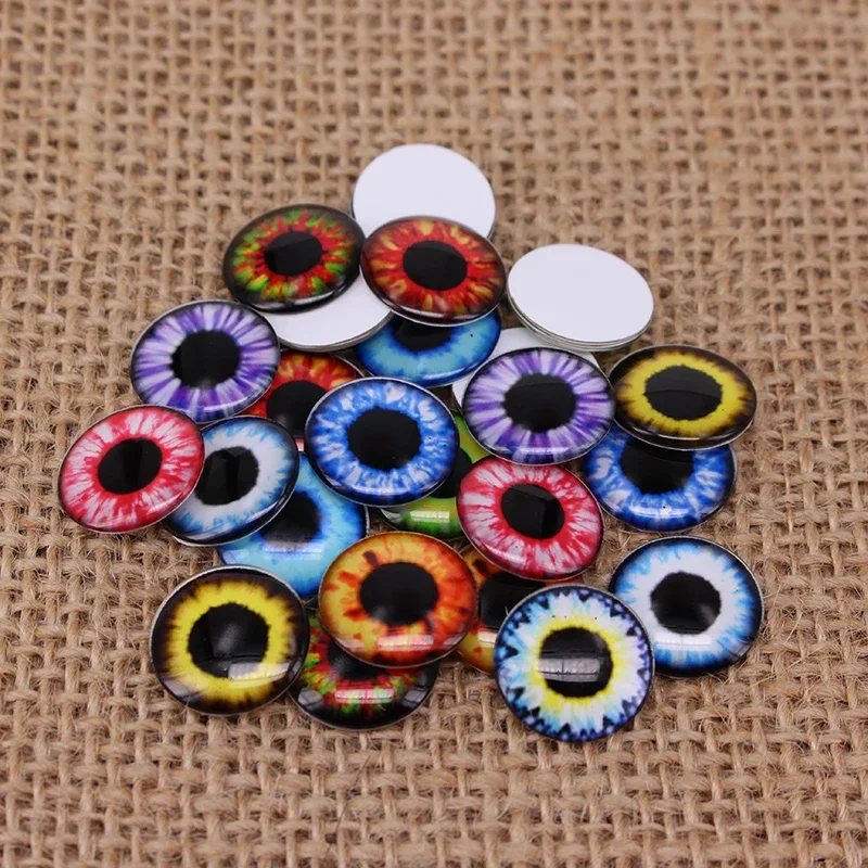 

24pcs/lot 14mm Blyth Doll Eyes Chips Thin Glass Pupil Eye DIY Accessories BT109