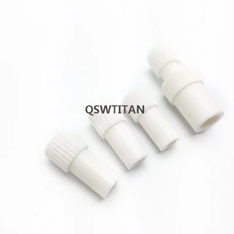 Convertitore del tubo di aspirazione dentale Girelle per saliva Ejector Adattatore di aspirazione Strumento per dentista Punte usa e getta 5 pezzi