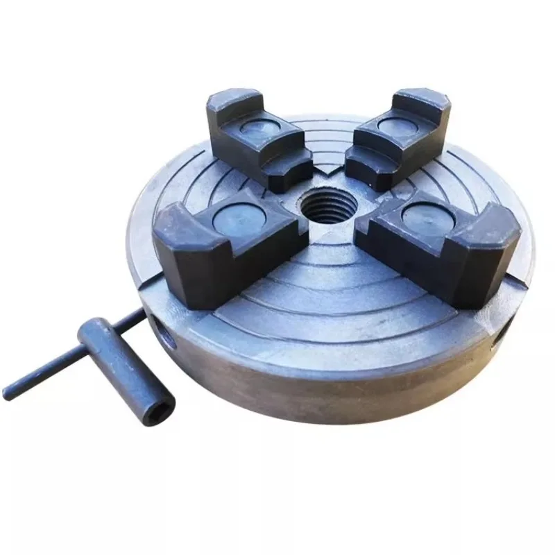 

Suitable for woodworking lathe chuck 6-inch single-action chuck processing irregular non-metallic workpieces