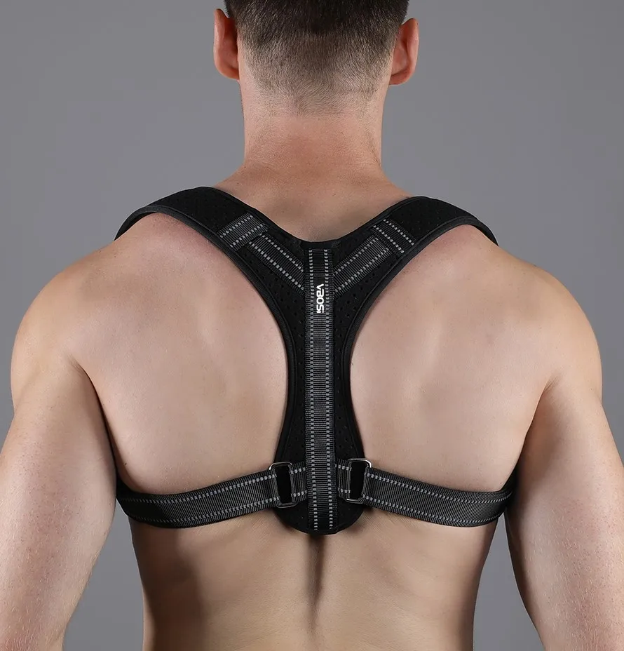 Adjustable Posture Corrector for Men & Women Breathable Upper Back Brace for Shoulder Support Improve Slouching & Relieve Pain - view 6