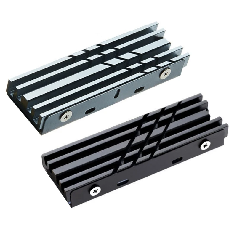 A9LC Aluminum Cooling Heat Sink Double-Sided Thermal Pad Heat Dissipation Radiator M.2 2280 NVME SSD Heatsink