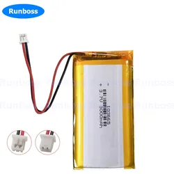 1-10Pcs 103665 Lithium Polymer Battery 3.7V 3000mAh JST 1.25mm Plug For Open source console Miyoo Mini Plus Game Machine Battery