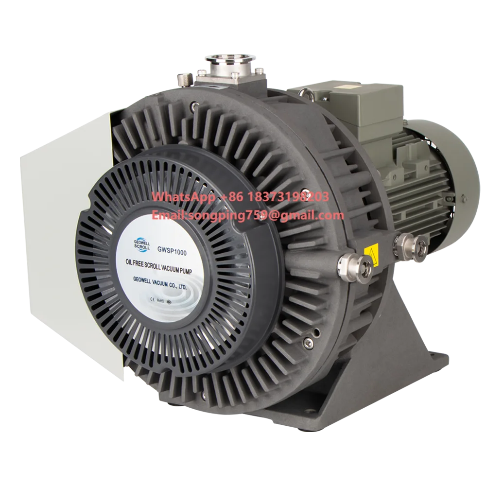 

GEOWELL GWSP1000 63dB(A) 1.5kw 200-460v Low Noise Oil-free Scroll Vacuum Pump
