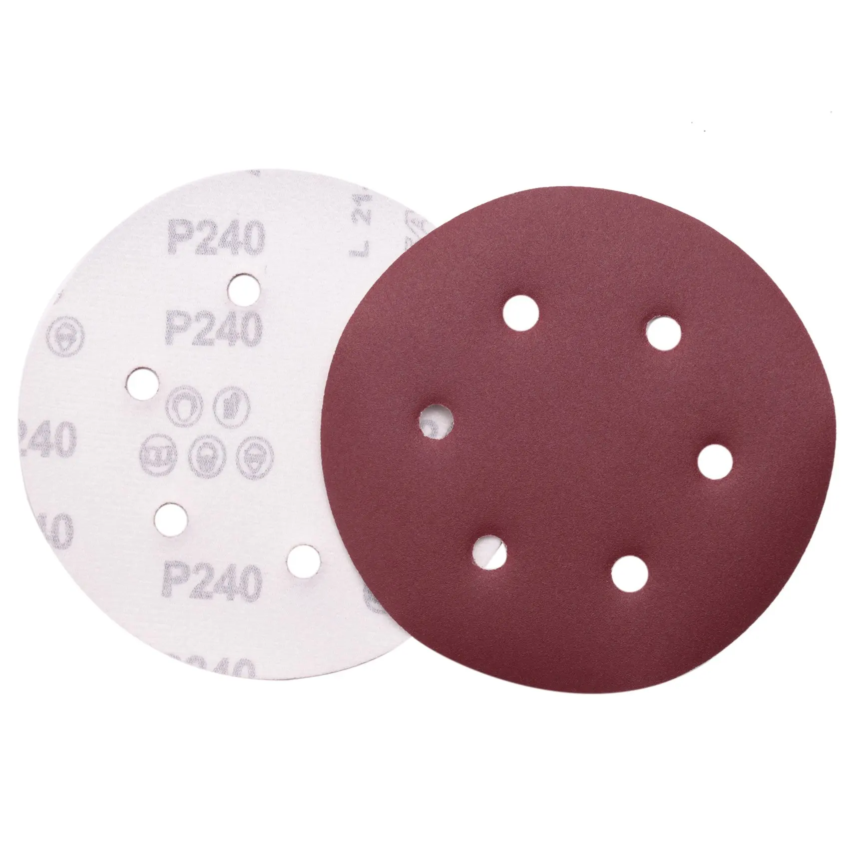AT29-150Mm Sanding Disc, 6 Inch Hook And Loop Sanding Pads, 100 Pcs Sandpaper Set Assorted Grits For Random Orbital Sander