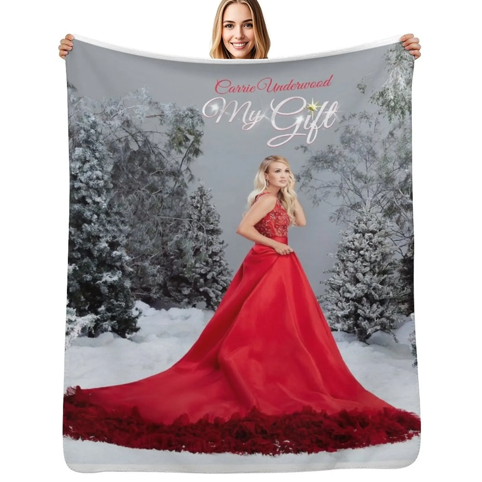 

Carrie Underwood My Gift Throw Blanket Beach Luxury Designer Luxury christmas gifts Blankets