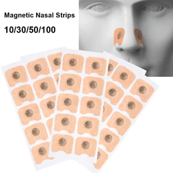 50/100/200pc Breath Nasal Strips Nose Patch Stop Snoring Nose Strips Magnetic Breathing Nasal Strip Sleeping Patch Improve Sleep