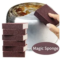 Magic Sponge Reusable Eraser Carborundum Removing Rust Cleaning Brush Cooktop Pot Descaling Scrub Dady Kitchen Cleaning Tool