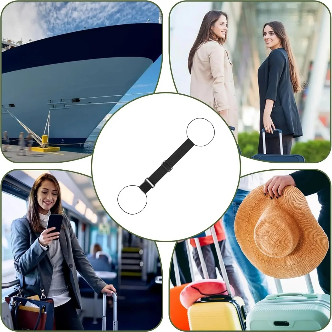 

1pc Multi Use Strong Adjustable Luggage Connector Straps, Flexible and Adjustable Luggage Strap