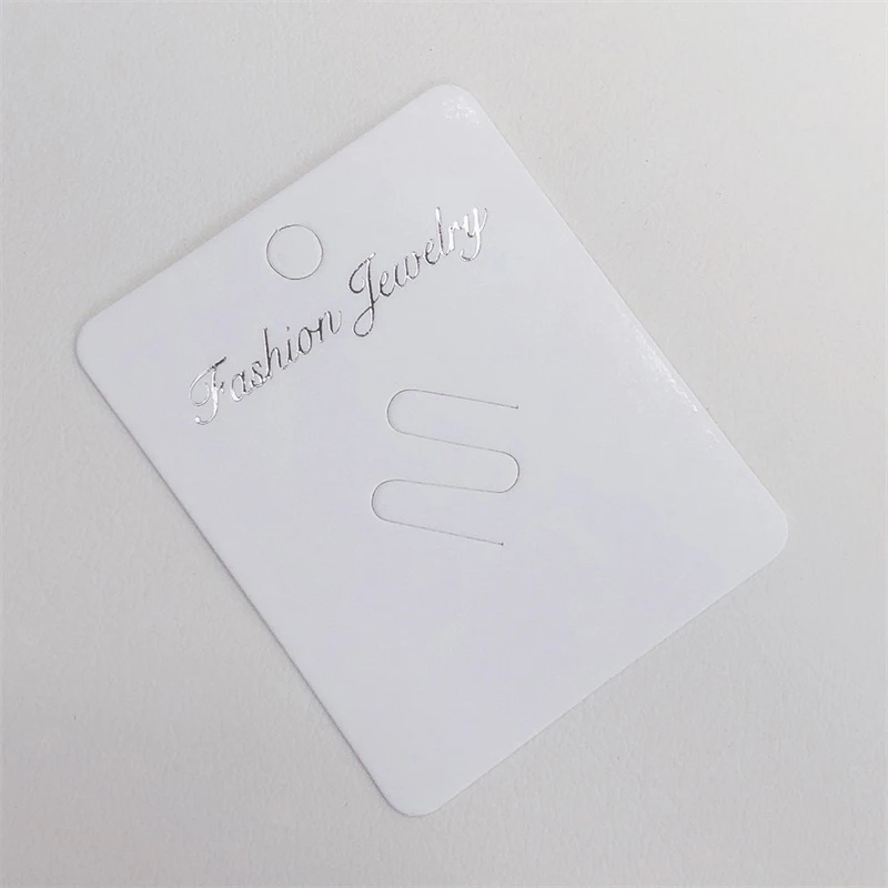 50 Stück Mode Broschen Display-Karten hochwertige Stifte leere Papier Tag Schmuck Verpackung Karten Verkauf hängen Preis Tag Karten