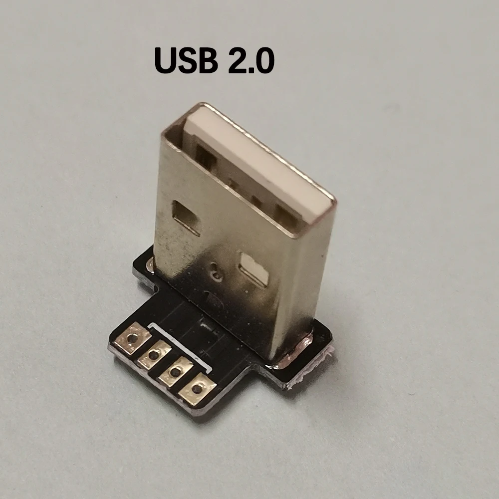 4 Solder Point USB Connector USB2.0 Android Micro Mini Type-c Male Female Socket 4P 5P 7P 24P DIY USB With PCB 26AWG 4P Cable 1M - Detail 1
