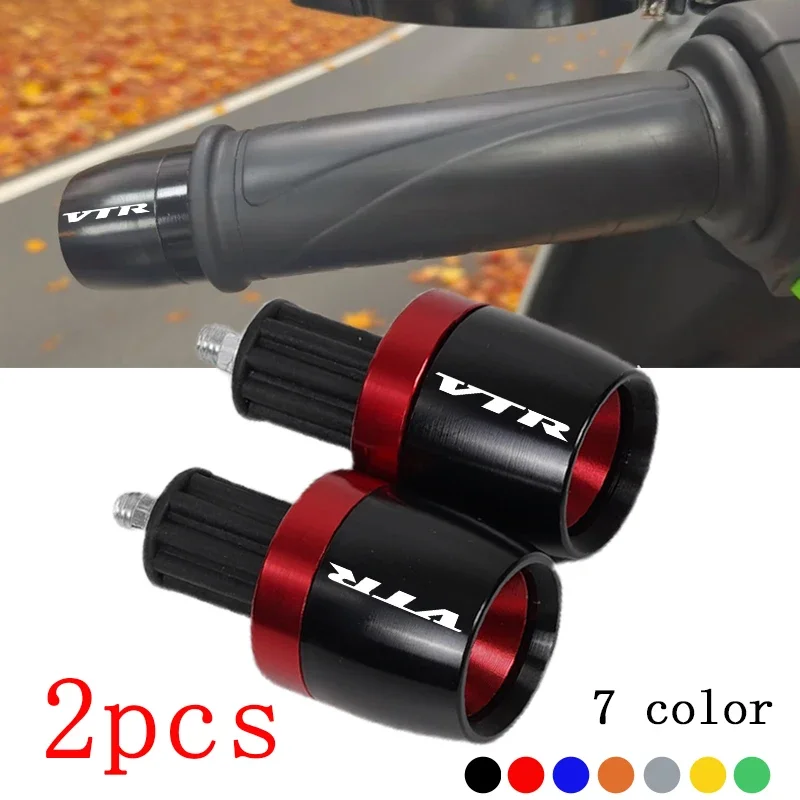 Empuñaduras de manillar de motocicleta, tapones de extremo de tapa de manillar para HONDA VTR1000 VTR 1000 SP-1 SP1 SP-2 FV FW FX FIRESTORM VTR1000F