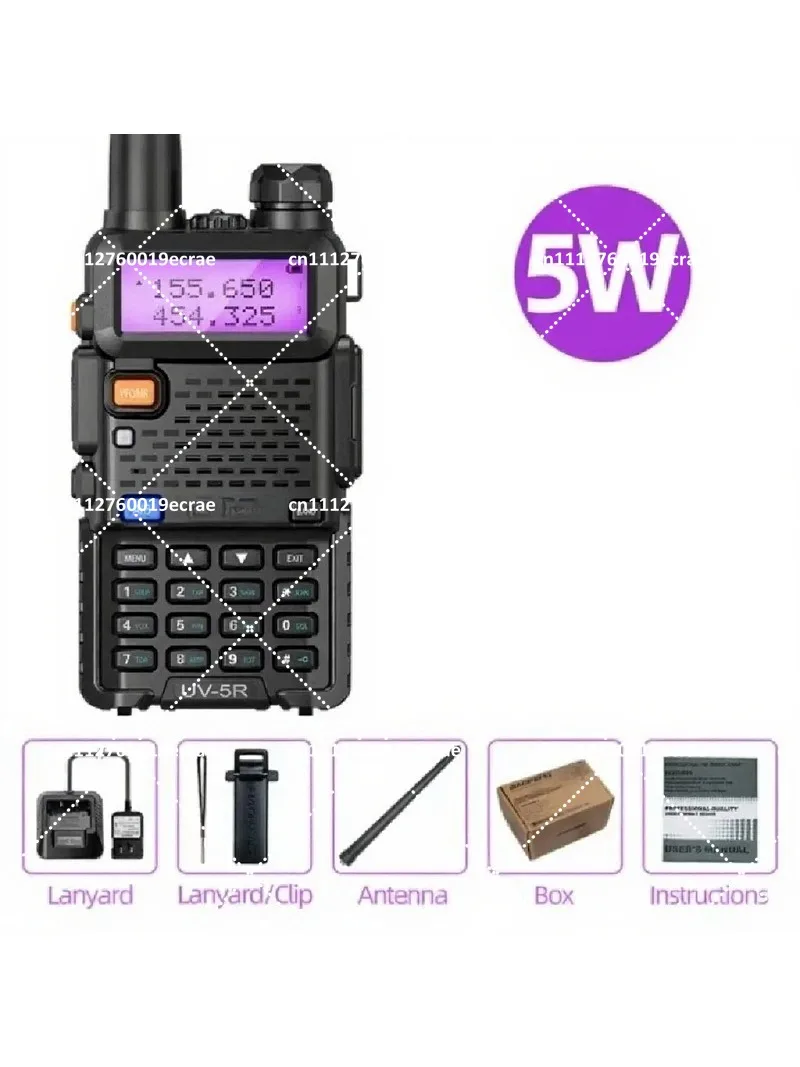 Best Handheld Walkie Talkie 5W High Power Two Way Radio Outdoor Long Range Wireless