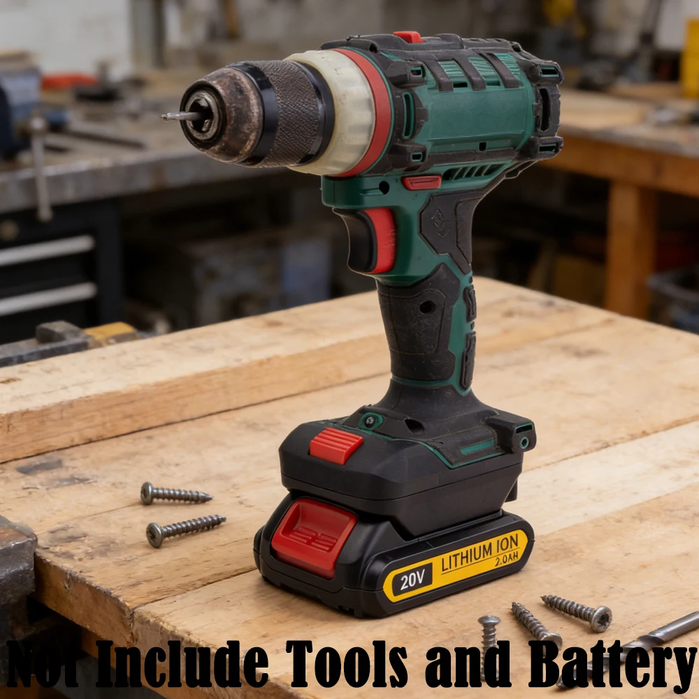 

Адаптер-переходник для аккумуляторов DeWalt на Parkside: подходит для литиевых аккумуляторов DeWalt 18В к беспроводным электроинструментам серии Parkside X20V