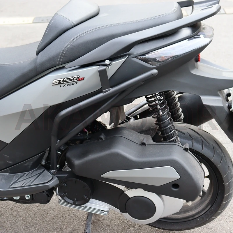 Modified Front / Rear Bumper / with Anti-fall Rubber / Rear Pedal Bumper for Loncin Voge Lx250t Sr250gt