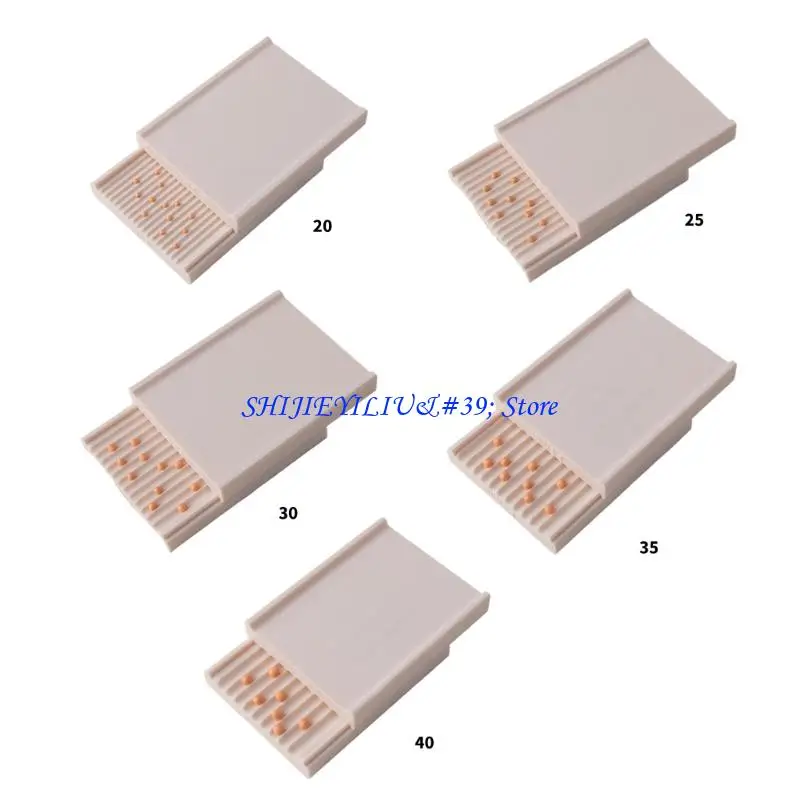 E21F Plastic Clay Bead Maker Tool for Flower Centers and Detail Shaping