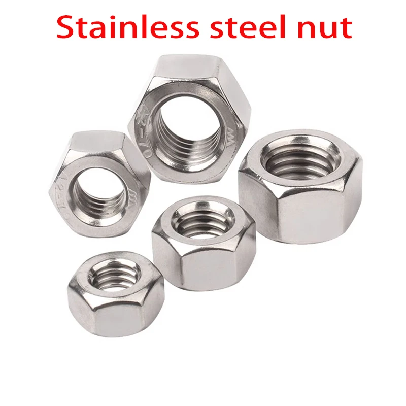 

Stainless Steel Hex Nylon Lock Nuts M2 M2.5 M3 M4 M5 M6 M8 M10 M12 M14 Hexagon Hex Self-locking Nylock Nut Locknuts.