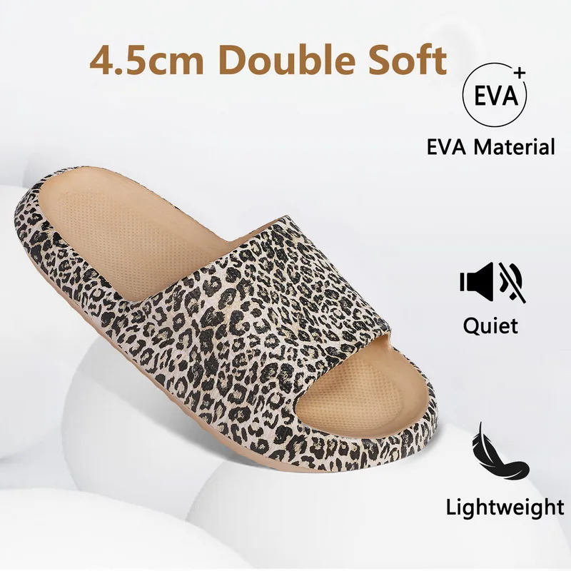 Summer Eva Shoes Women Flip Flops Non-Slip Thick Platform Slide Sandals For Women Men Indoor Outdoor Bathroom Shower Slippers