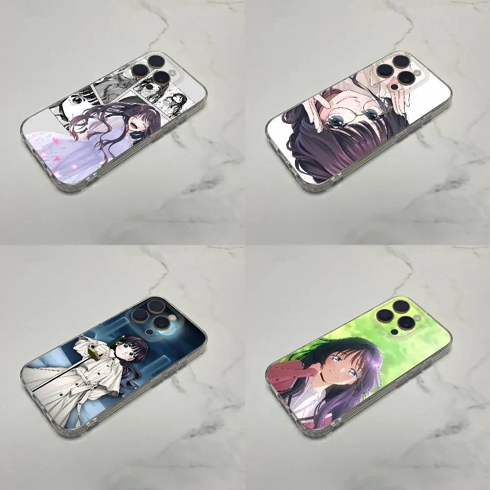 

K-Kaoru Hana wa Rin to Saku K-Kaouruko Waguri Phone Case For iPhone 17,16,15,14,13,12 Plus,Pro,Max,Plus,E,Air,Mini Transparent