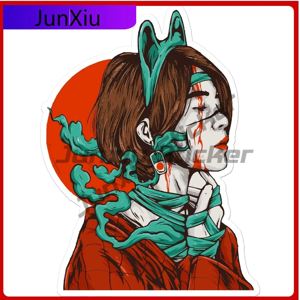 

Japanese Nerd Girl Anime Top Quality Scratch Resistant Classic Motorcycle Decal Sticker Waterproof Vinyl Car Laptop Window