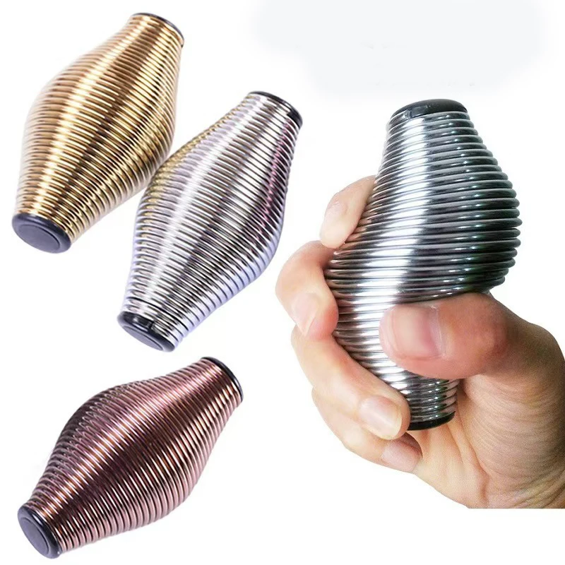 المعادن الربيع قبضة الكرة اليد المقوي للبالغين المراهقين ADHD القلق تململ الإجهاد الإغاثة اللعب الصالة الرياضية مكتب السفر أفضل الهدايا