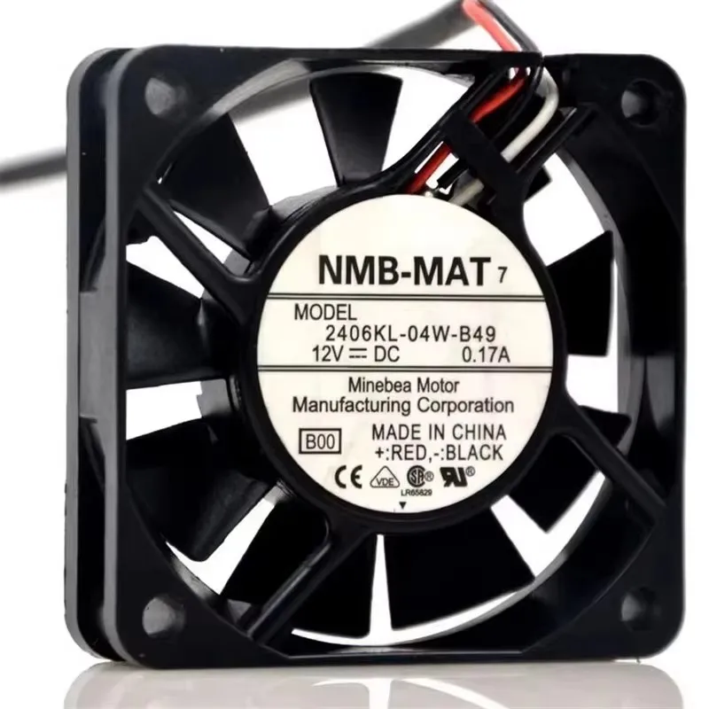 New 6CM 60*60*15MM 12V 0.21A 2406KL-04W-B59 Server frequency converte Cooling  fan
