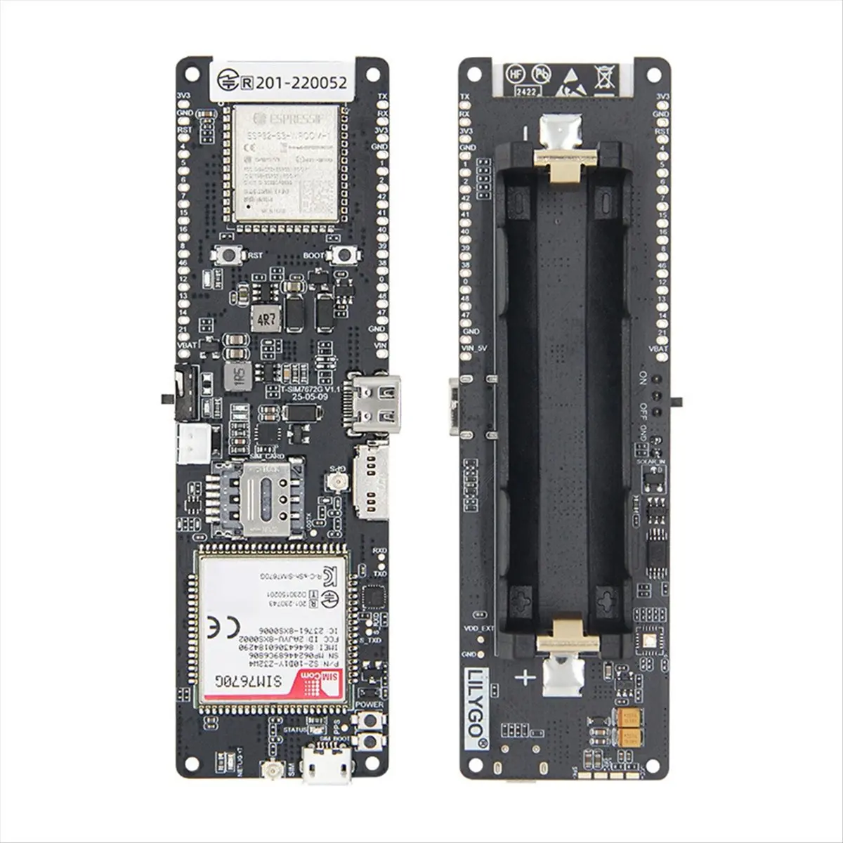 DT82- T-SIM7670G- LTE 4G - Development Board Cellular Module IOT Devices Long-Range Communication with GPS