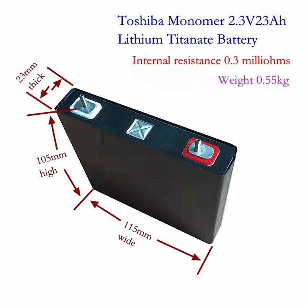 

New 2.3V 50C 20/23Ah E-Tricycle,Motorcycle,Ebike Solar Lithium Titanate Battery of the Vehicle,Battery for Electric Car