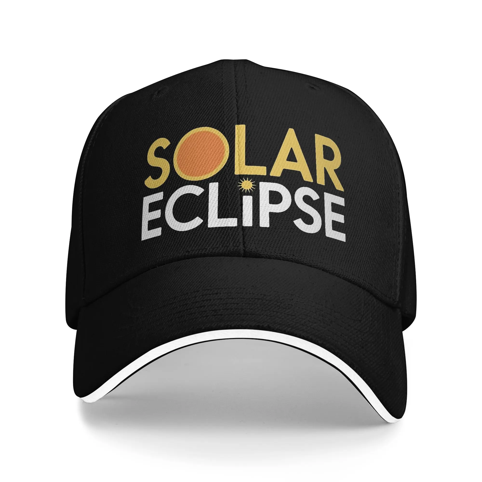 Unisex Spain Total Solar Eclipse 2026  Outdoor Hat  Adjustable Cap Casual Baseball Cap Snapback Hats