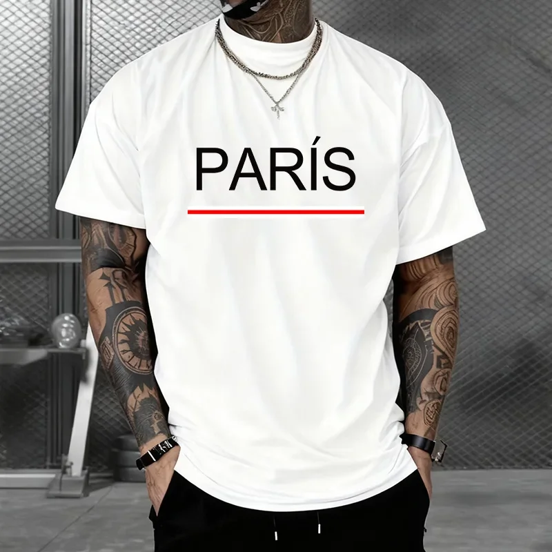 

Лидер продаж, мужская футболка с принтом, хлопковая повседневная футболка с коротким рукавом, повседневная уличная футболка для фитнеса, спорта, бега, мужская футболка, трендовые уличные мягкие футболки