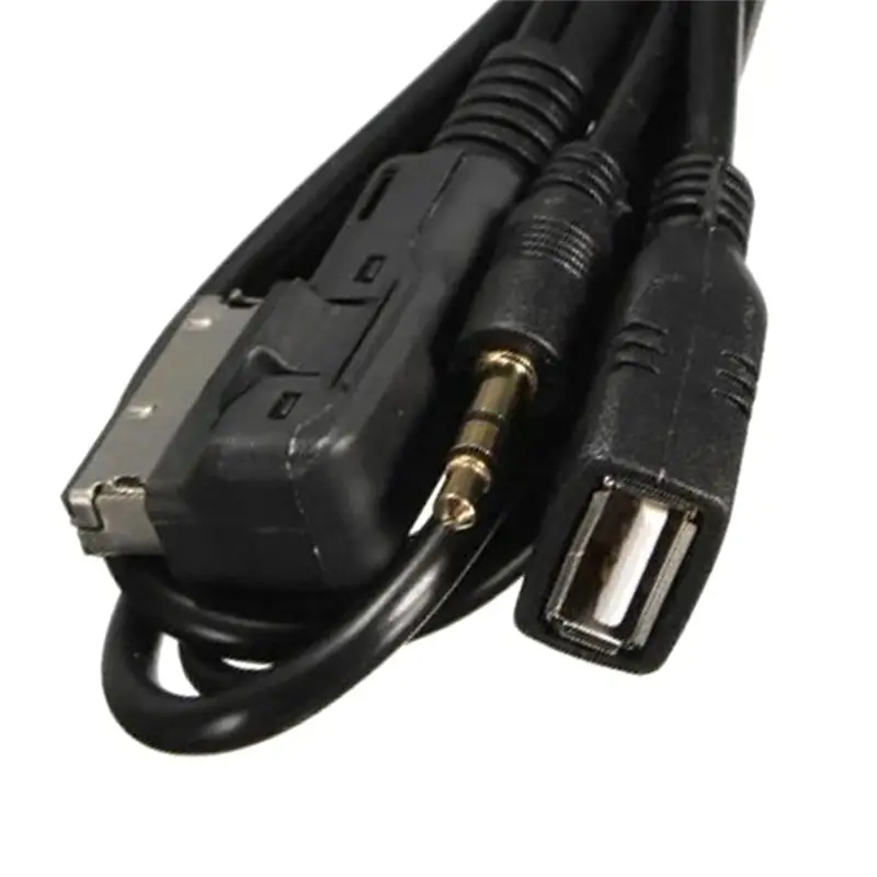 Car Audio Cable USB Car Conversion Cable For A1 A3 A4L A5 A6L A8 Q3 Q5 Q7 TT With AMI Interface With MDI-BOX Interface Parts-A61