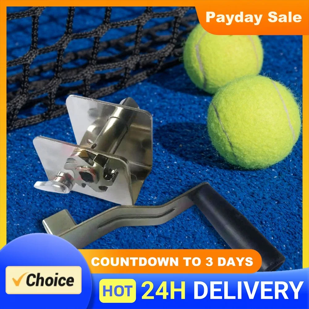 Hand Crank Tensioner Multipurpose Tensioning Tool Volleyball Net Tensioner for Outdoor Volleyball Badminton Tennis Pole Net