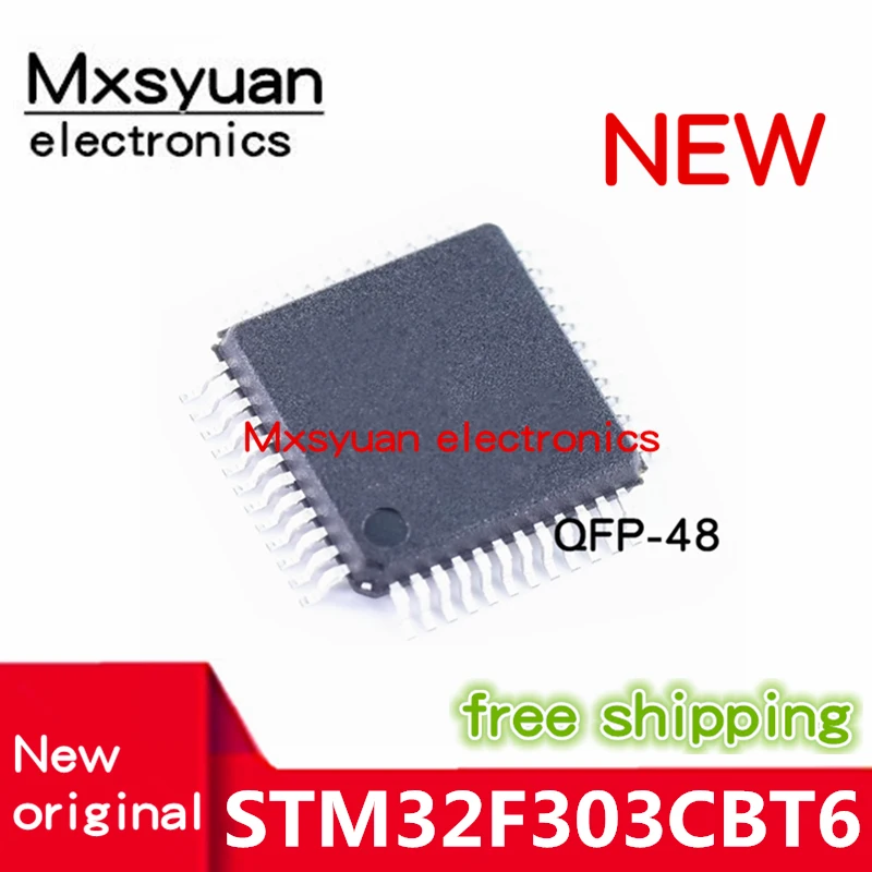 5 ชิ้น ~ 20 ชิ้น/ล็อต STM32F303CBT6 STM32F303 QFP-48