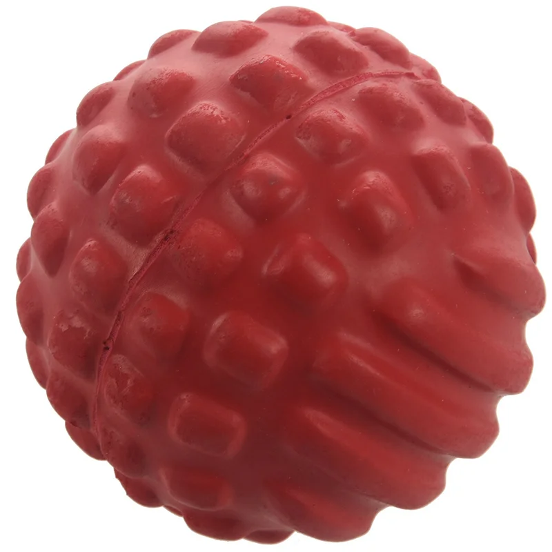 

ABUU-2X Pu Foam Bump Fascia Ball Muscle Relaxation Fitness Massage Ball Waterproof And Easy To Clean Health Care Ball-Red