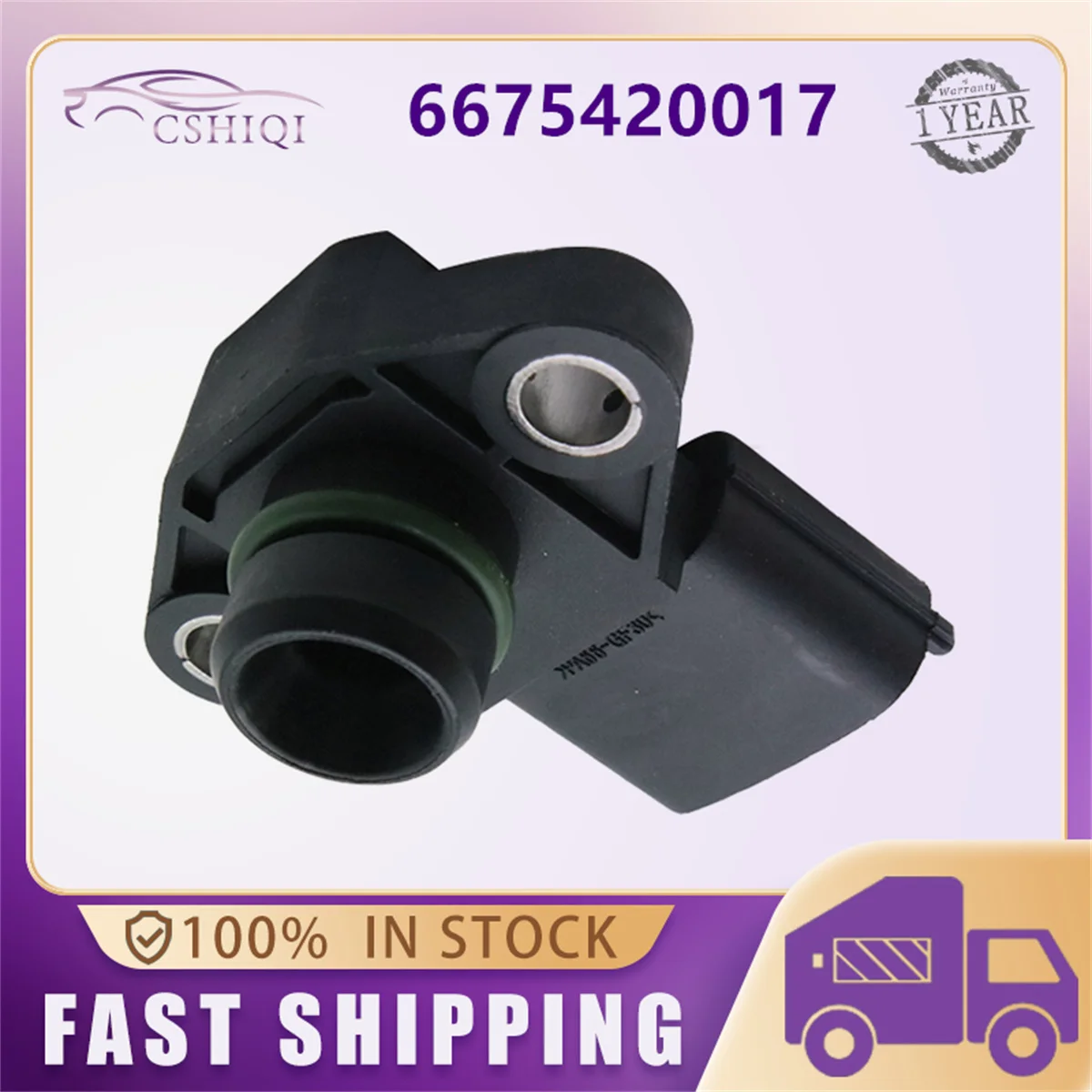 6675420017 MAP Intake Air Boost Pressure Sensor For Ssangyong Rexton Kyron Acyton Rodius Stavic Kyron Sports 2006 2005-2011 2012