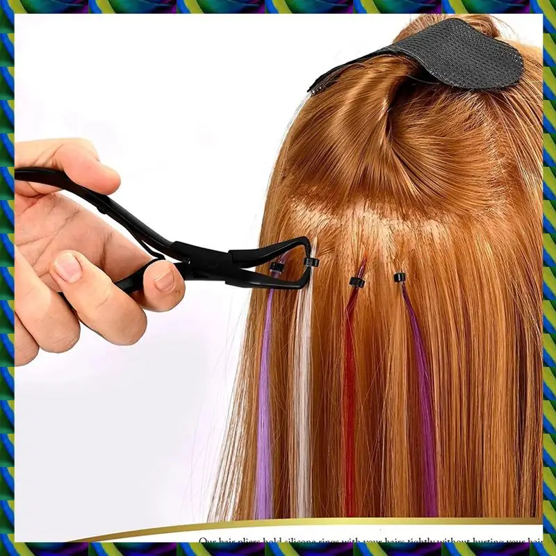 毎日 1 個ステンレス鋼ヘアエクステンションプライヤーマイクロリンクビーズリムーバープライヤーヘアエクステンション用