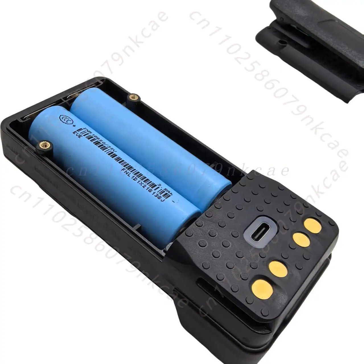 Intercom battery for Motorola P8668 battery case with 18650 case with protective plate DIY