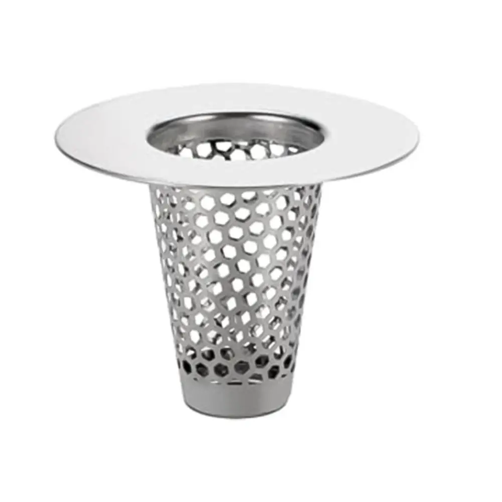 Aço inoxidável Metal Drain Coador, Anti-Odor, Prevenção do cheiro, Rede de filtro de esgoto, Prevenção de insetos Mesh, 3 Pcs