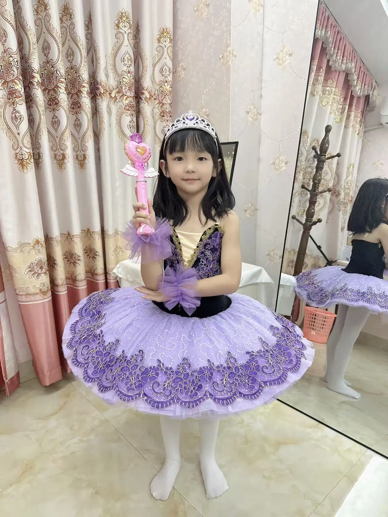 Adult Women Purple Professional Tutu La Esmeralda Ballet Tutu Platter Pancake Tutu Dress  Ballerina Party Costume