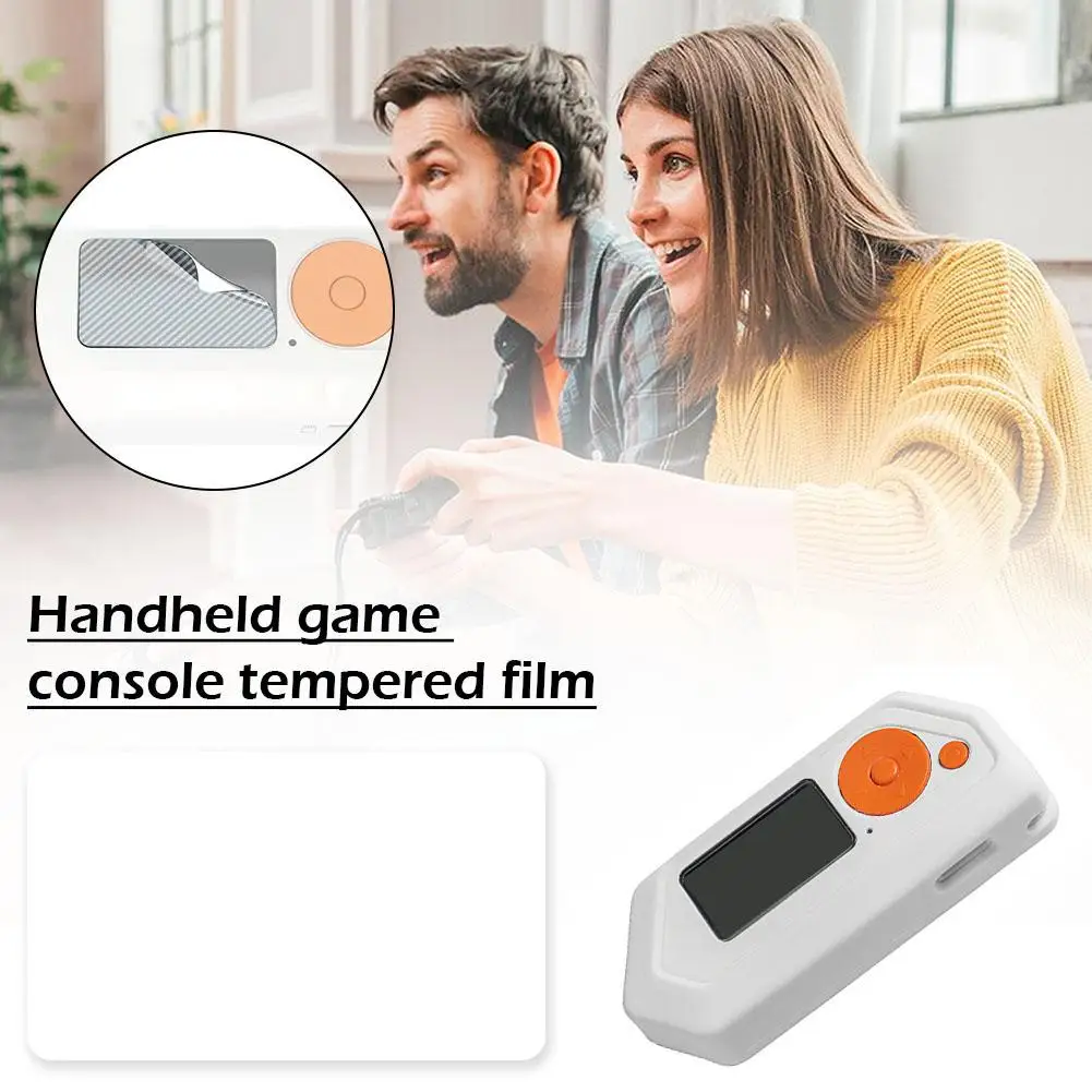 PET Protective Film For Flipper Zero Console Screen Protector Dustproof Non-slip HD Film For Flipper Zero Retro Game Console