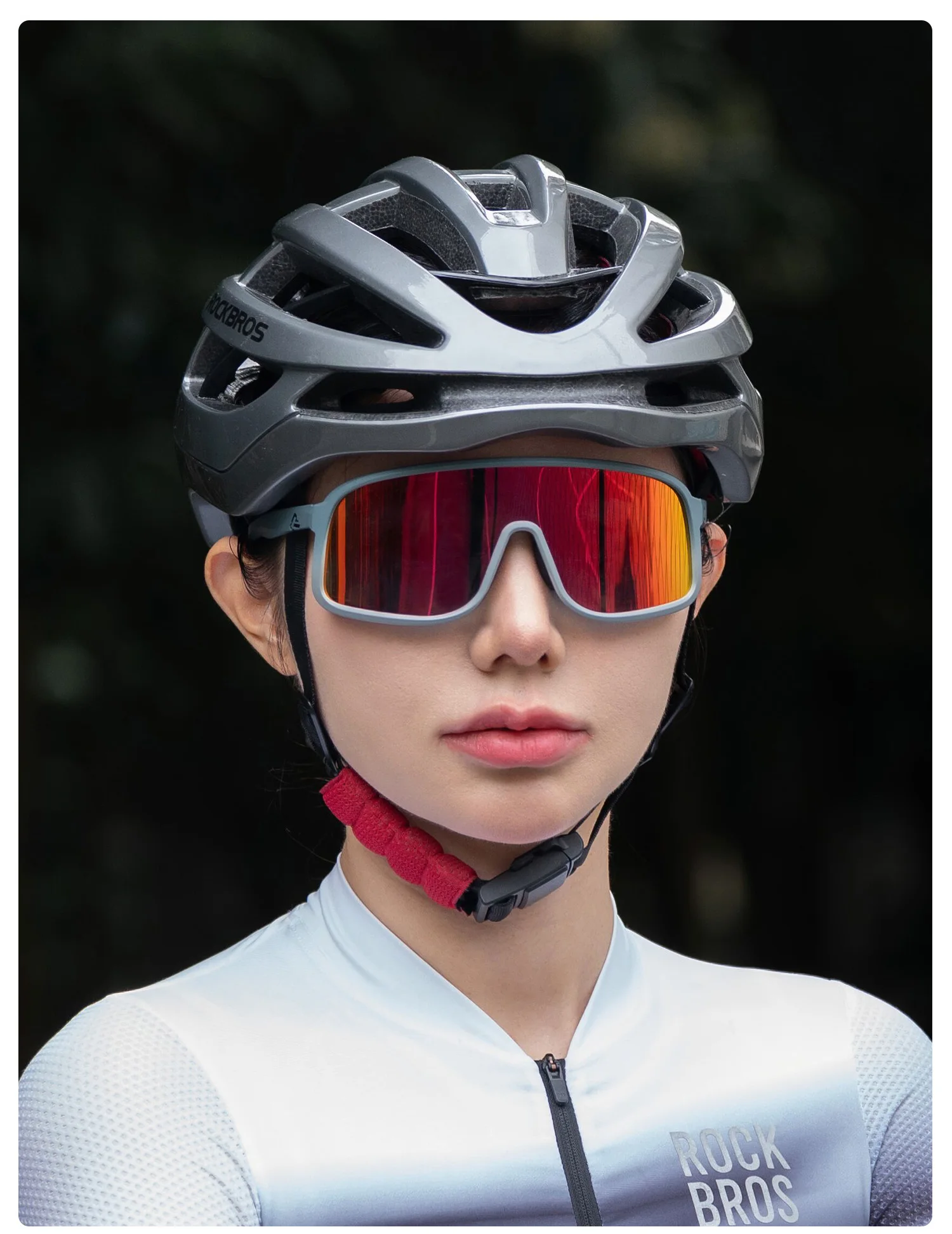 ROCKBROS Fahrradhelm ultraleicht atmungsaktiv integrierter Helm verstellbar mit Magnetverschluss Kopfschutz beim Radfahren Sicherheitshelm – Detail 14