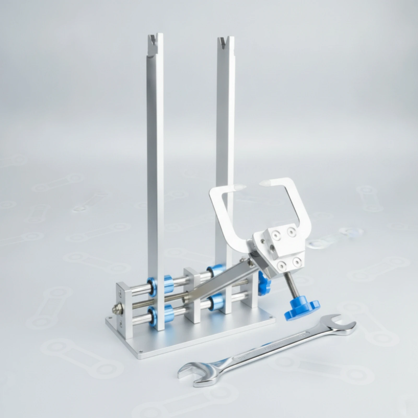 Foldable Tool Box Design Bicycle Wheel Truing Stand Sturdy Workstation for Mountain and Road Bike Maintenance