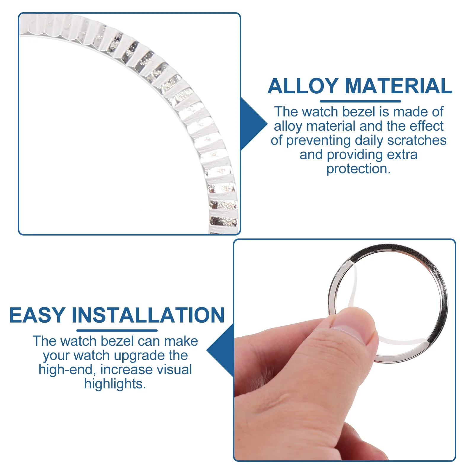 

1 шт., ободок для часов из сплава с волнистым узором, стильный устойчивый к царапинам чехол, защита для часов, обновленный аксессуар для умных часов