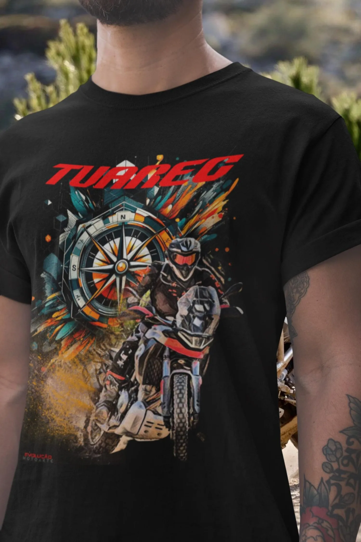 

282@EY A.prilia Tuareg 660 Adventure Motorcycle T Shirt for Dual Sport Enduro Riders Gift for Biker Dad Touring Fans and Moto En