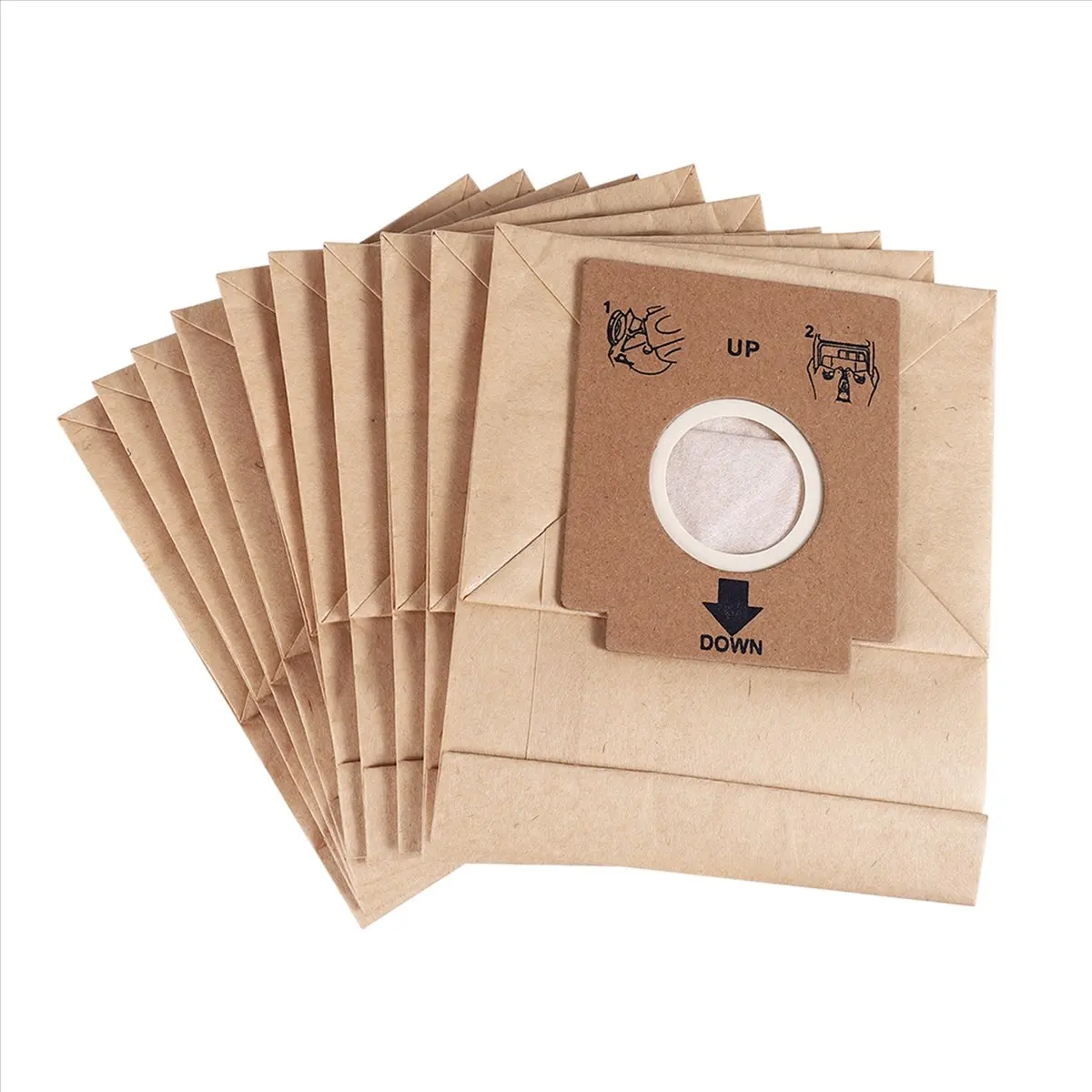 #17M 10 Pcs Dual Filter Dust Bag for Z1480 ZW1200-211 ZC1120B ZC1120R,Vacuum Cleaner bag,(paper)