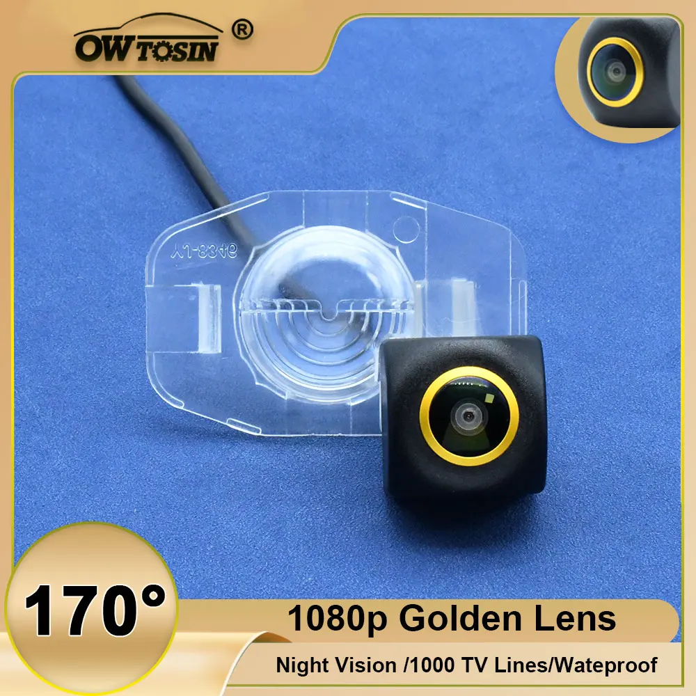 

Vehicle AHD 1080P 170° Golden Lens Rear View Car Camera For Toyota Corolla E150 2010 2011 2012 2013 4D sedan Reversing Monitor