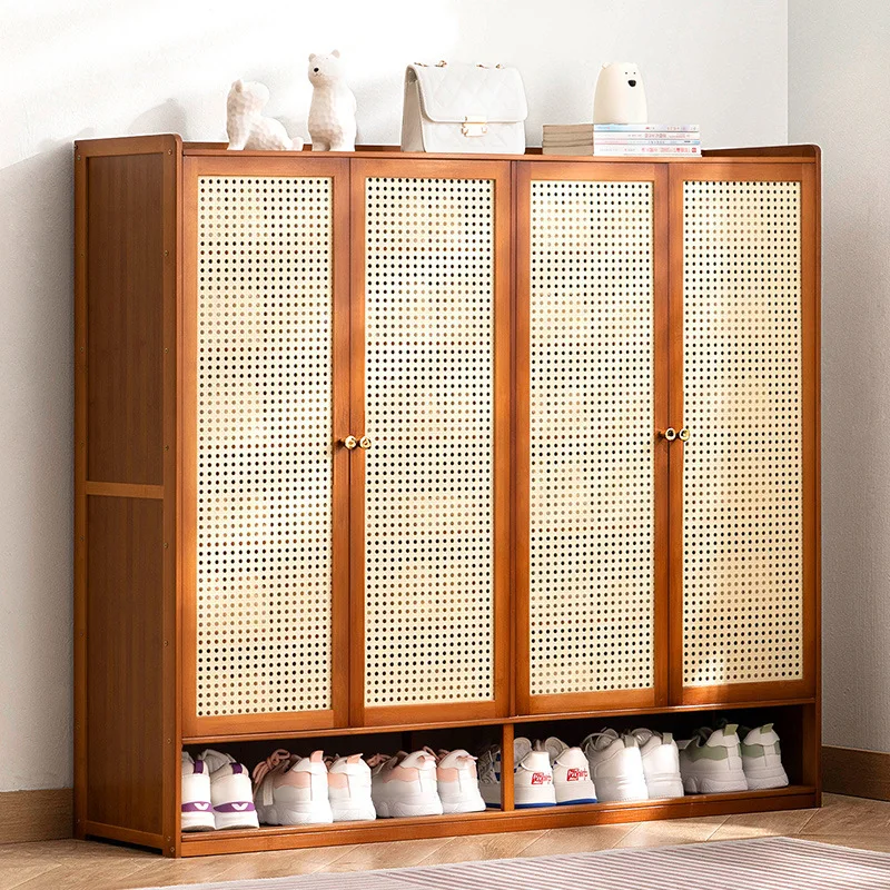 Simple Dustproof Entrance Storage Shoe Rack Save Space Shoe Cabinet Household Door Multi-layer Shoe Rack