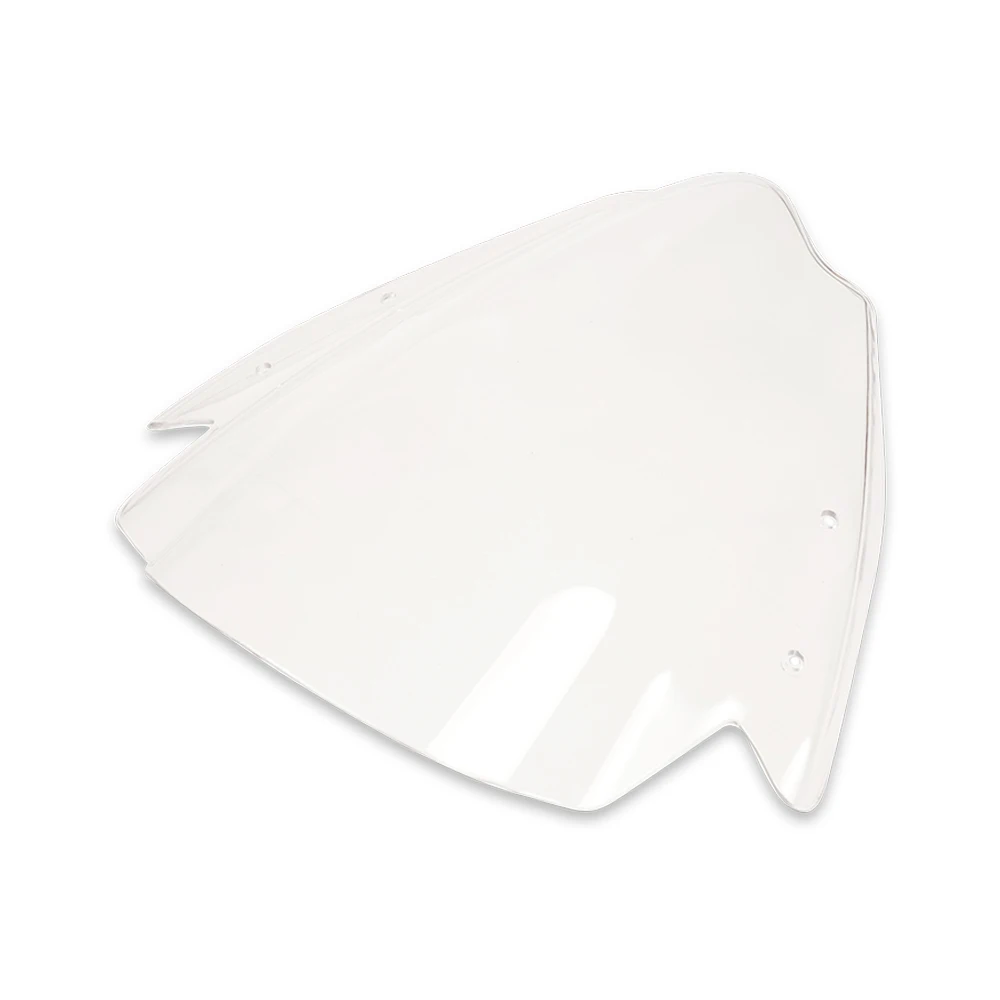 Universal Motorcycle Windshield Fit For 22 - 25mm Handlebar Street Bikes Bracket Heightened Modified Thickened Front WindScreen