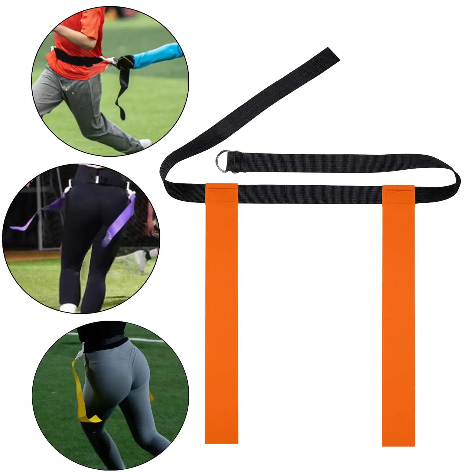 Team Training Flag Football Belt Adjustable Sports Accessory for Children Adults Outdoor Games
