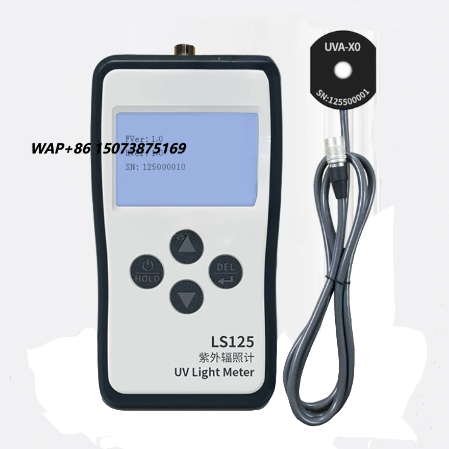 High Pressure  Lamp Portable Battery-Powered Optical Radiation Meter UVA 315-400nm Multi-Channel UV Curing Light Tester